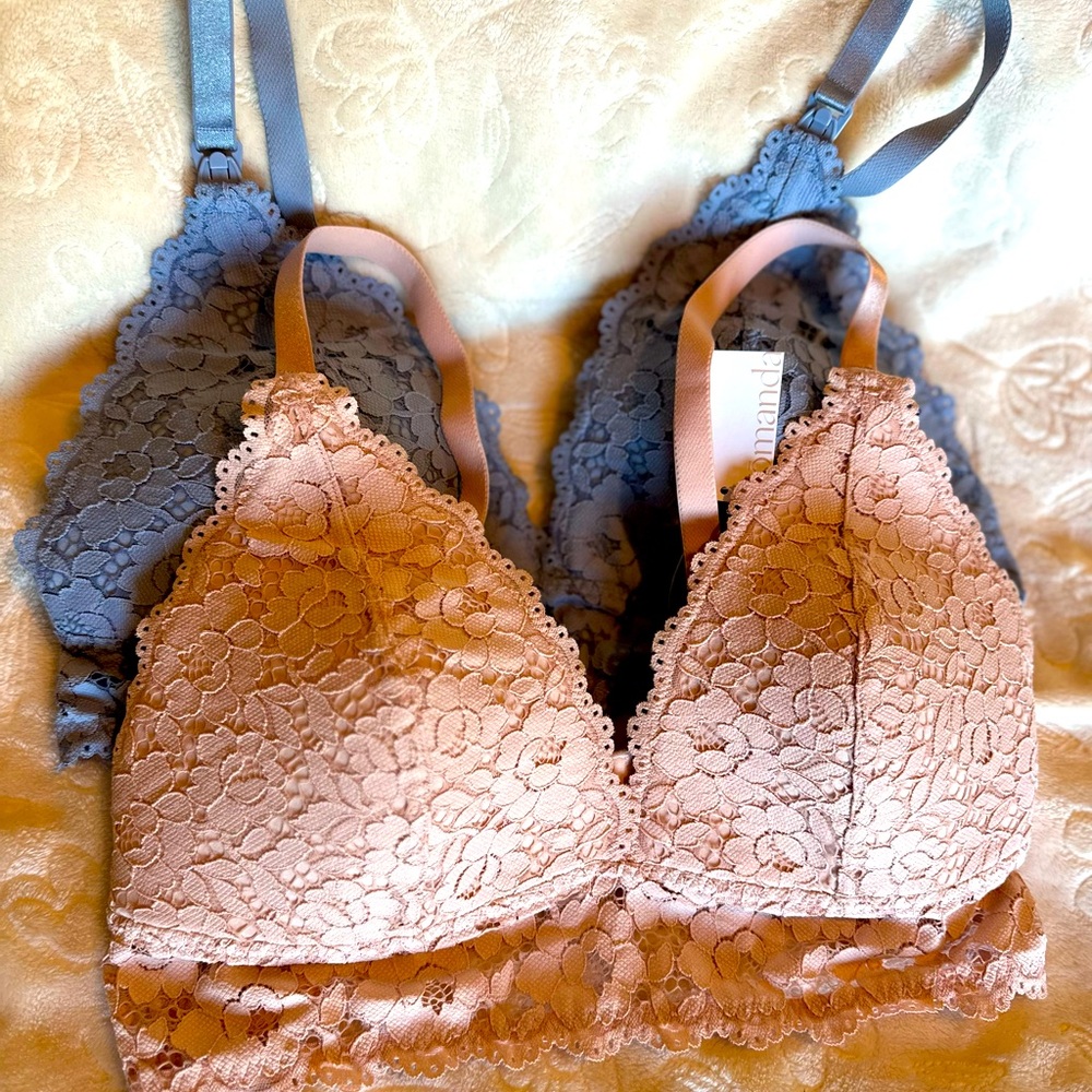 Momanda lace nursing bras